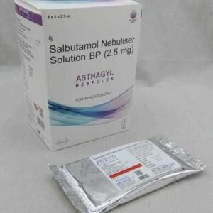 Salbutamol Nebuliser Solution - 5mg Per 2.5ml x30 Pack Size - Plastic Ampoule - POM
